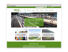 Helix Environmental Company Website Design