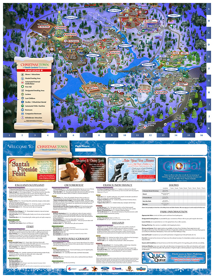 2011 BGW Christmas Town Map