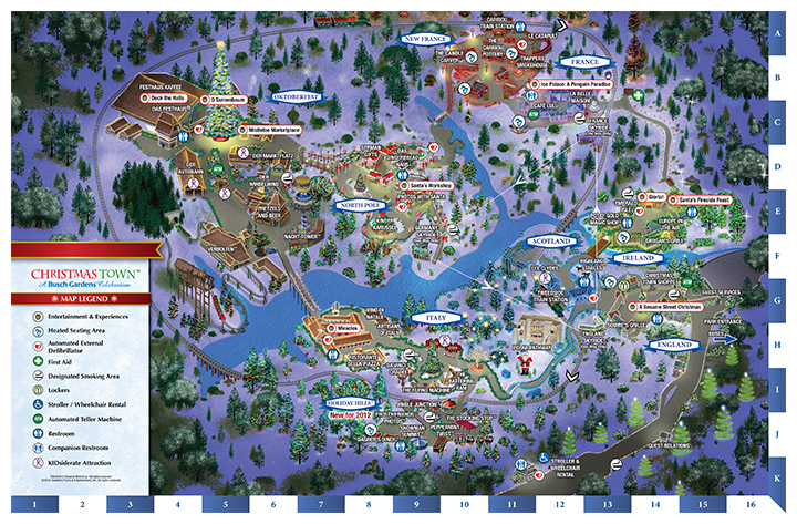 2012 BGW Christmas Town Map