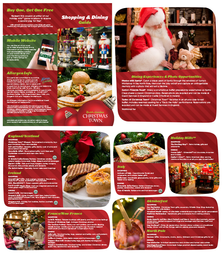 2013 BGW Christmas Shopping & Dining Guide
