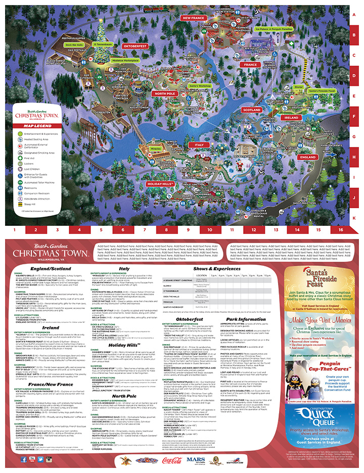 2013 BGW Christmas Town Map