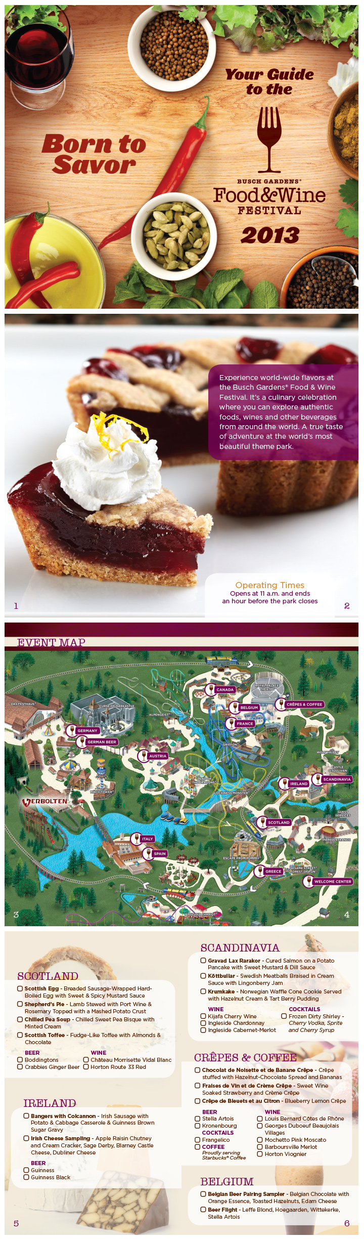 2013 BGW Food & Wine Brochure