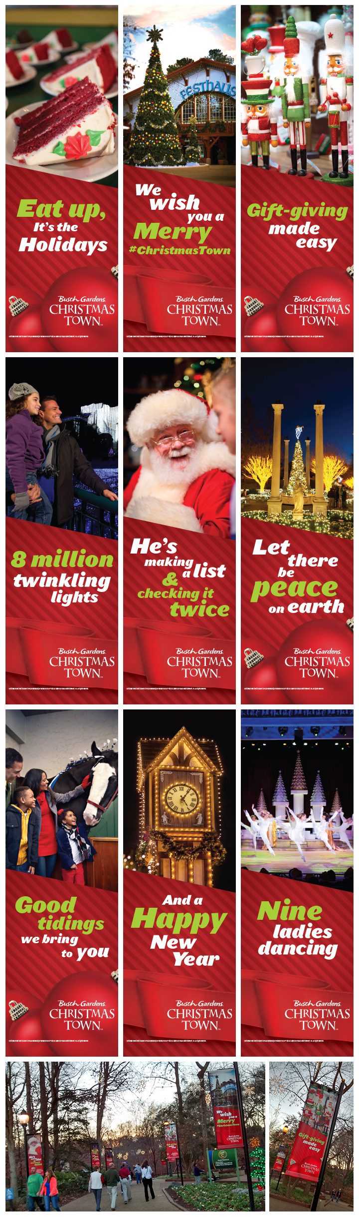 2014 BGW Christmas Town Entry Banners