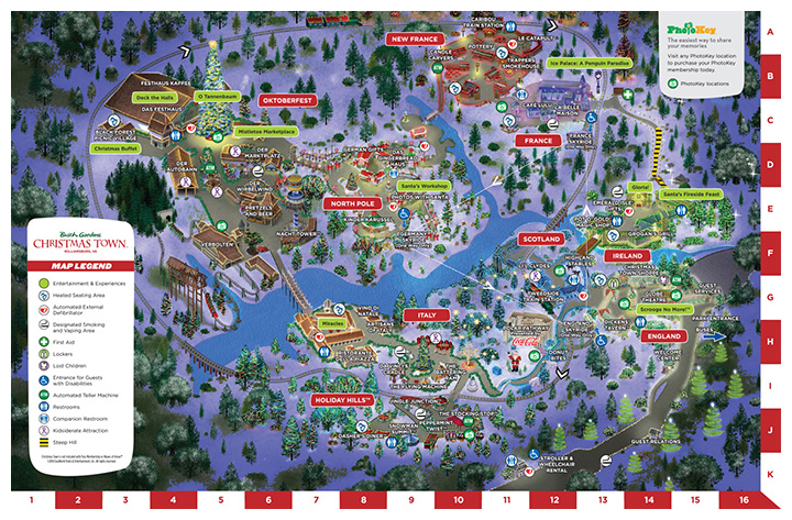 2014 BGW Christmas Town Map
