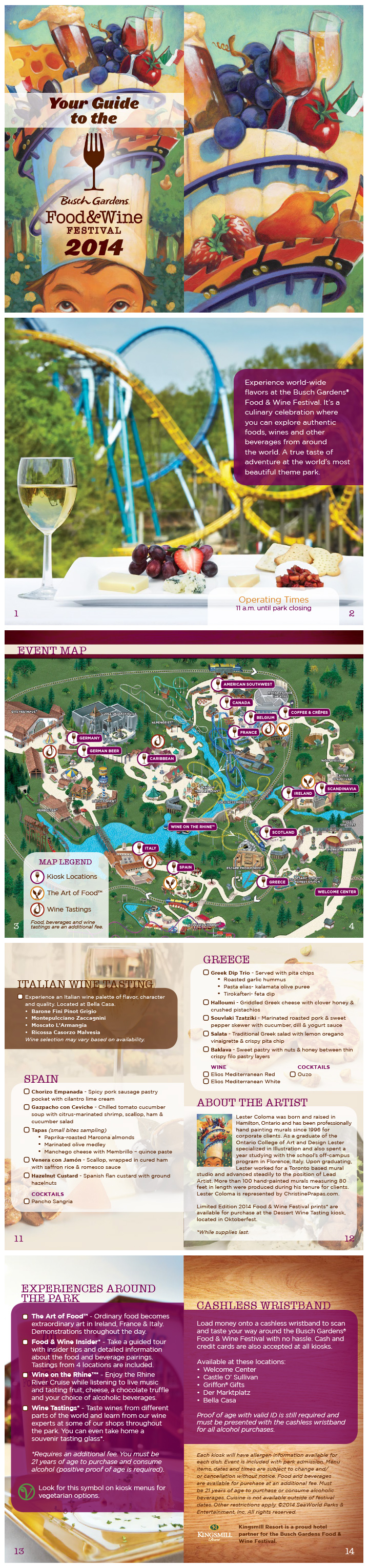 2014 BGW Food & Wine Brochure