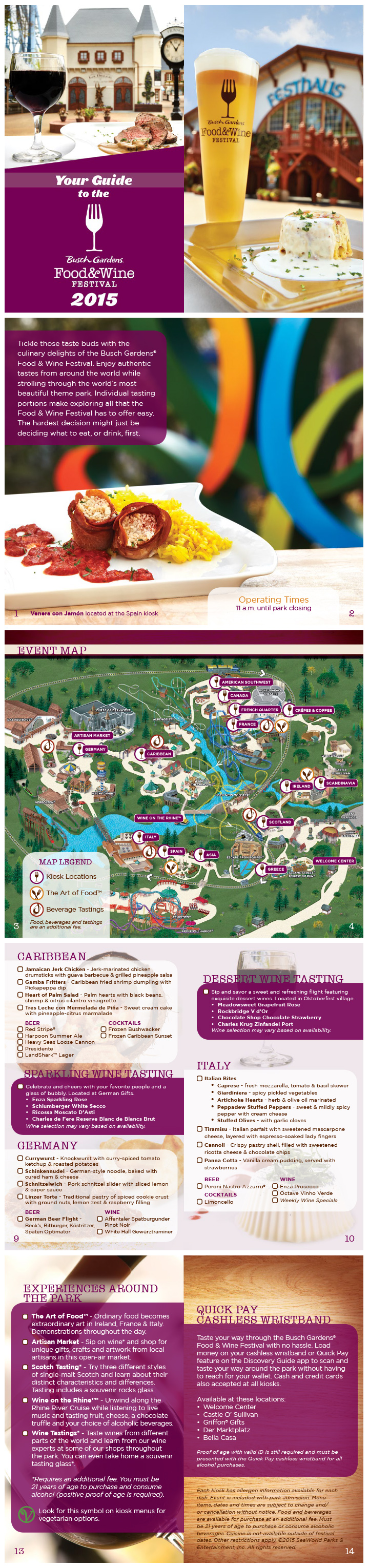 2015 BGW Food & Wine Brochure