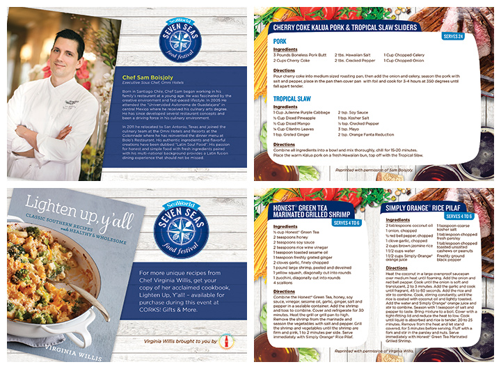 2015 SWT Seven Seas Food Festival Recipe Cards