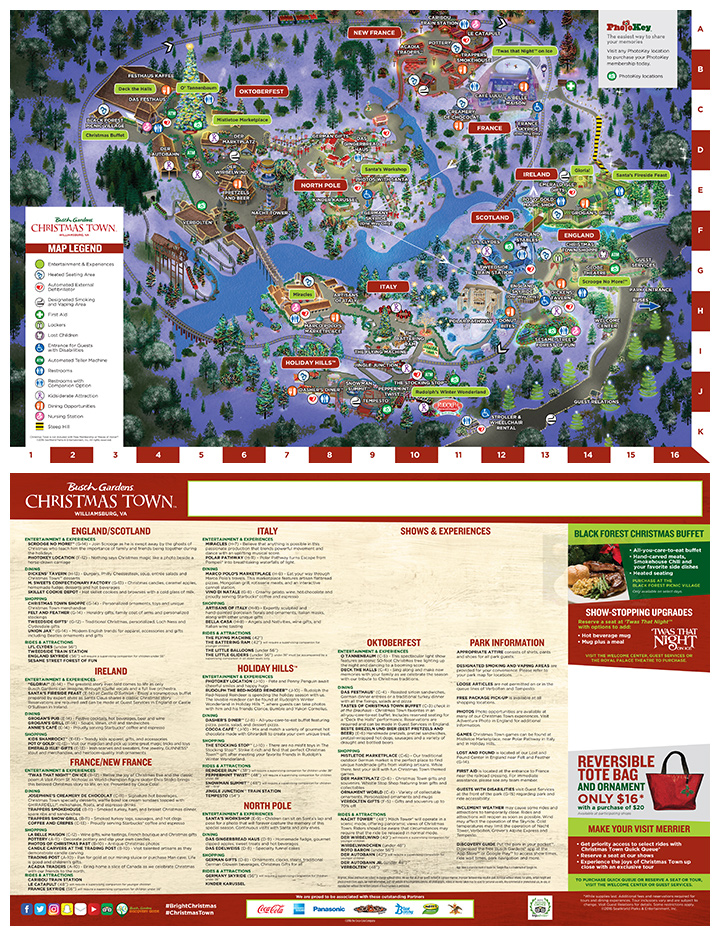 2016 BGW Christmas Town Map