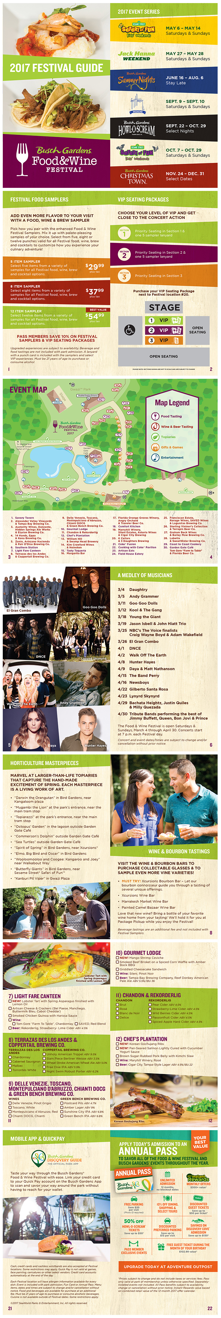 2017 BGT Food & Wine Brochure