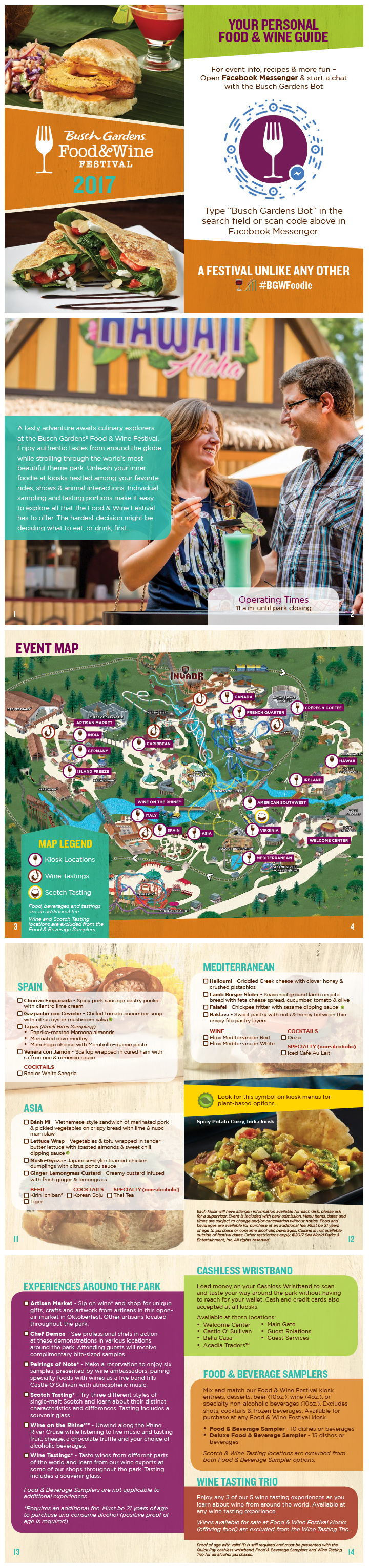 2017 BGW Food & Wine Brochure