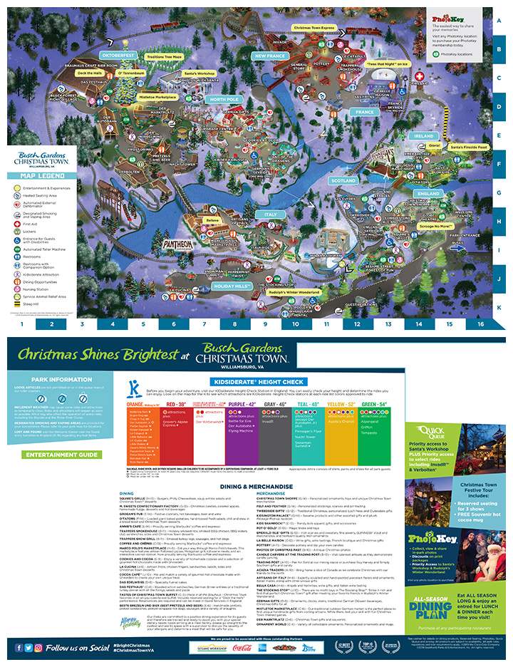 2019 BGW Christmas Town Map