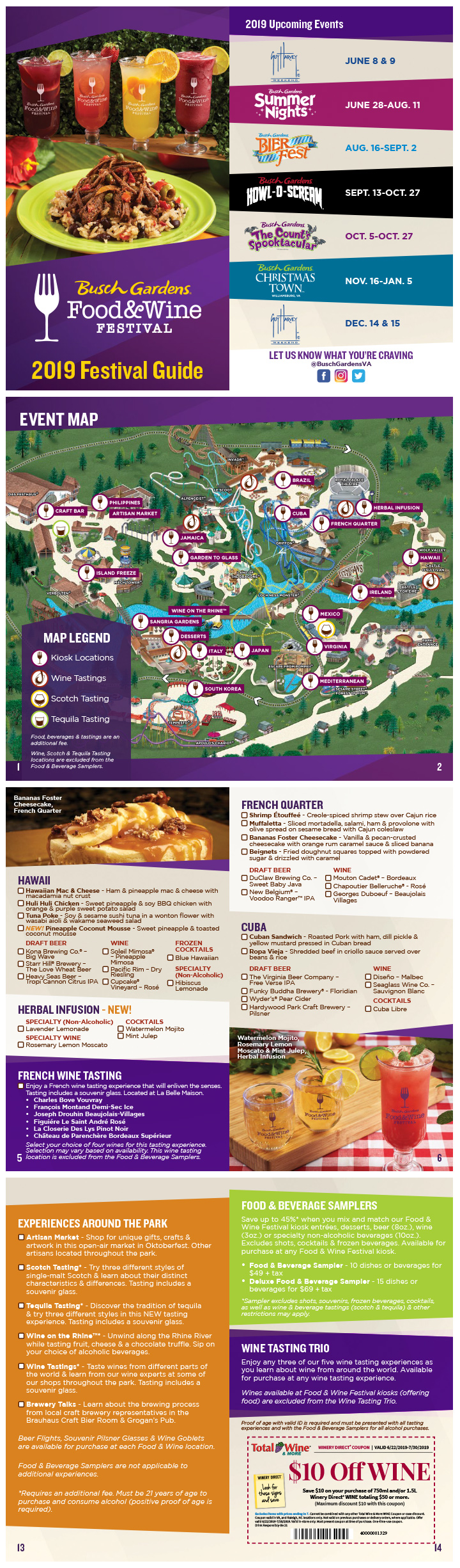 2019 BGW Food & Wine Brochure