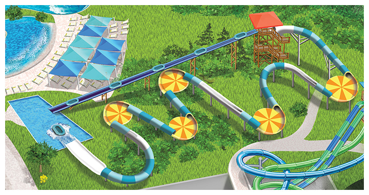 2019 WCUSA Cutback Water Coaster Illustration