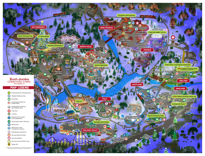 2022 BGW Christmas Town Map